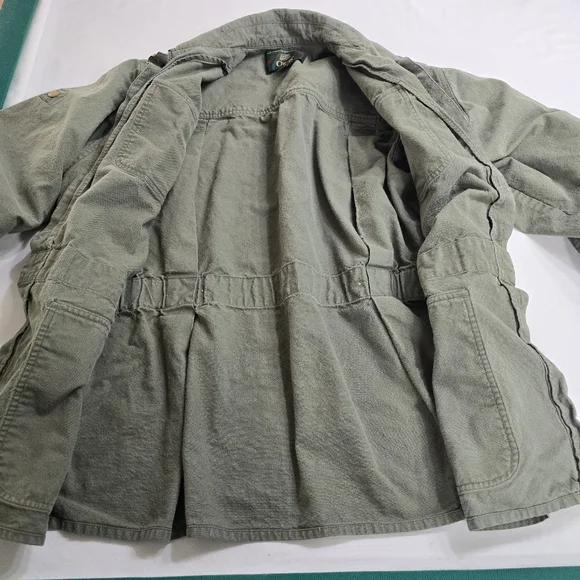 Vintage Orvis Men's Travel Norfolk Safari belted Bush Jacket Coat XXL Fishing - Picture 2 of 12